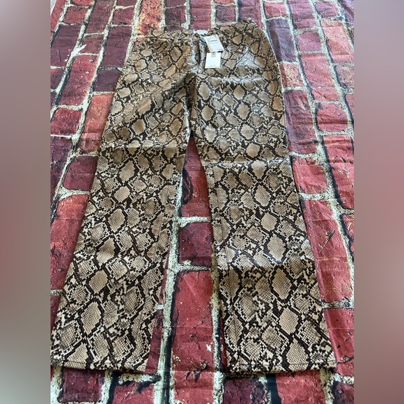 NWT Good American Faux Snake Pants & Jacket size 2 - Picture 5 of 12